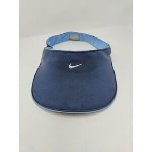 Vintage Nike Visor‎ Air Max Logo Blue Tennis Golf Cap Hat running OSFA